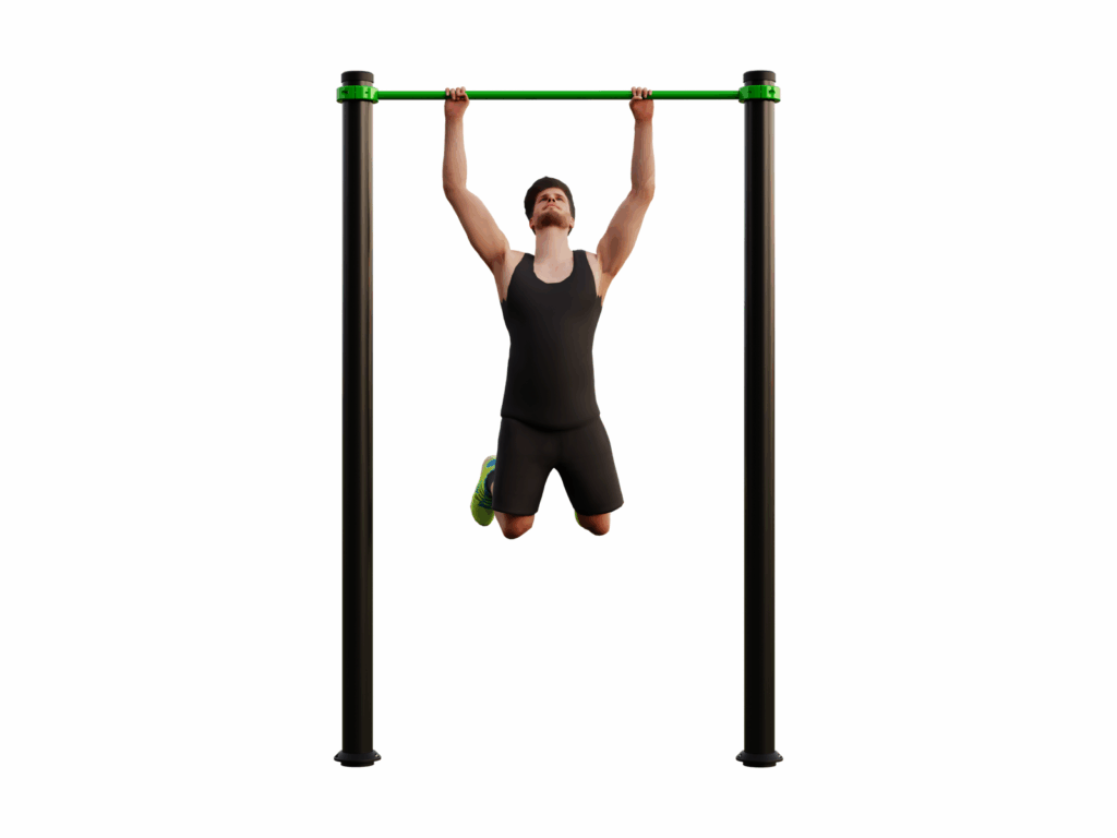 Kültéri egyenes húzódzkodó – calisthenics és street workout edzéshez