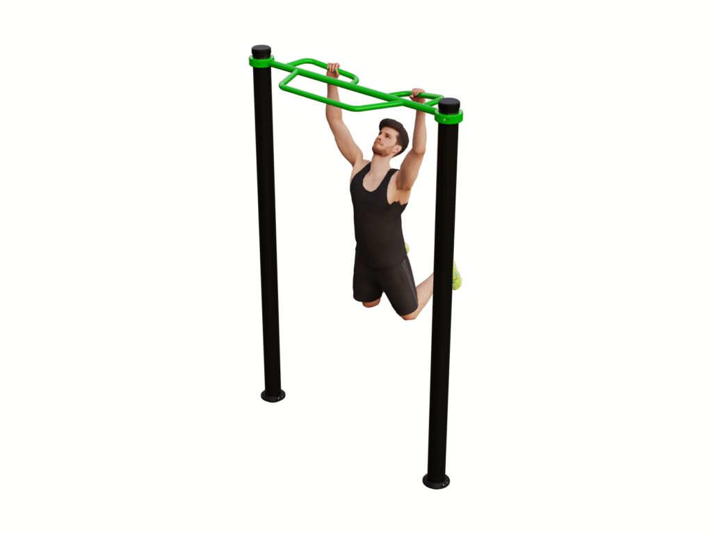 Kültéri kombinált húzódzkodó – street workout és calisthenics edzőeszköz