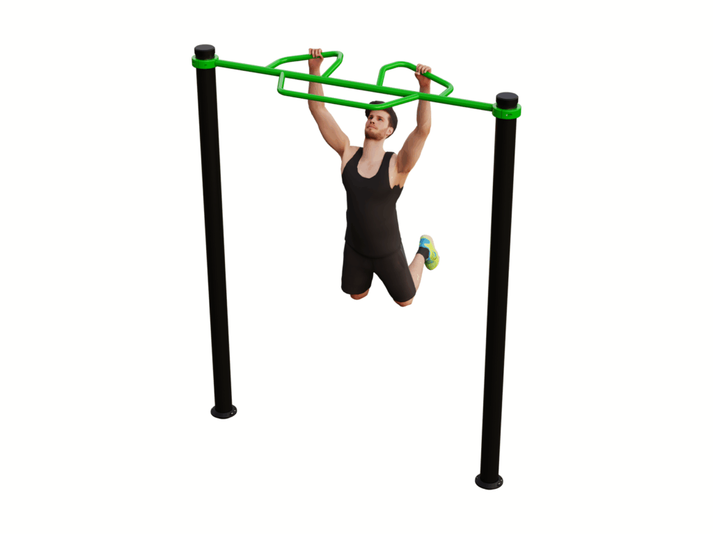 Kültéri kombinált húzódzkodó – street workout és calisthenics állomás