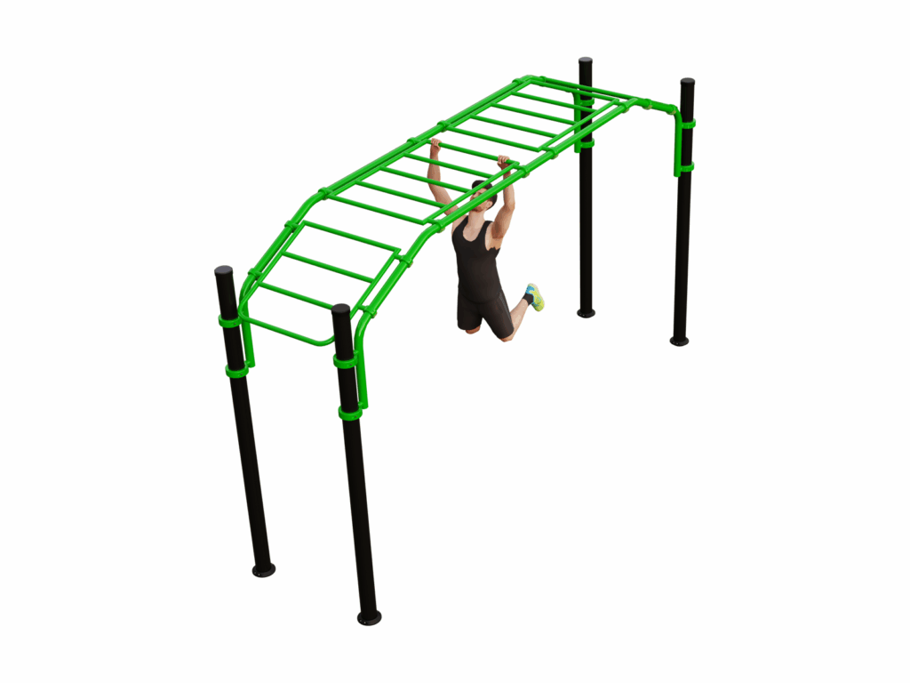 Szabadtéri létra híd – calisthenics és street workout kondipark eszköz