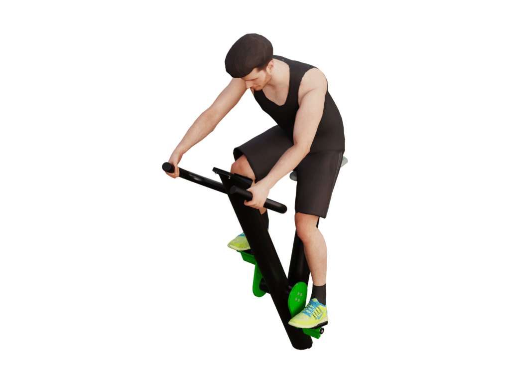 BeStrong kültéri kerékpár – strapabíró fitneszeszköz közterületekre