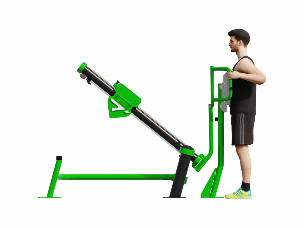 BESTRONG evezőgép – kültéri fitneszgép a hát és kar erősítésére
