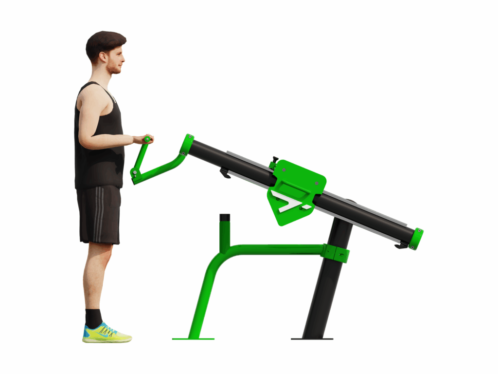 BESTRONG kültéri bicepszgép – állítható ellenállás 3–53 kg-ig