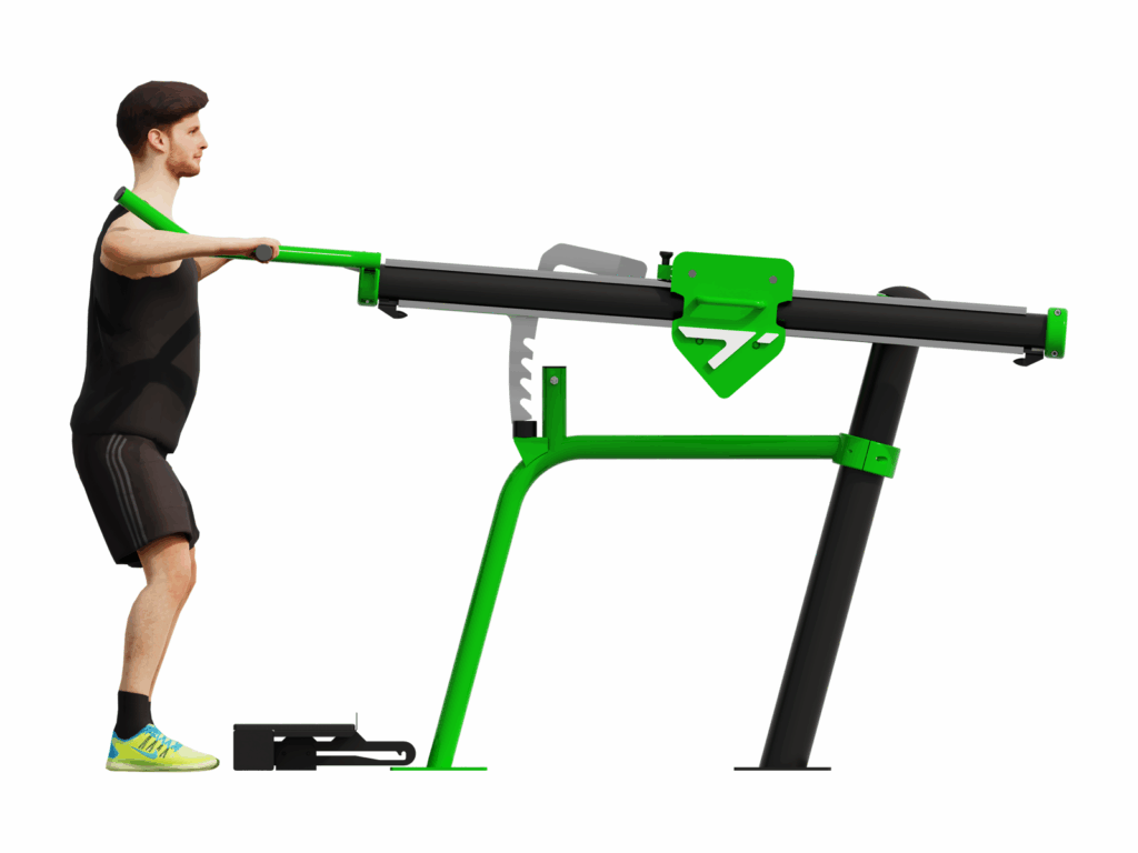 BESTRONG guggológép – kültéri fitneszgép alsótest edzéséhez