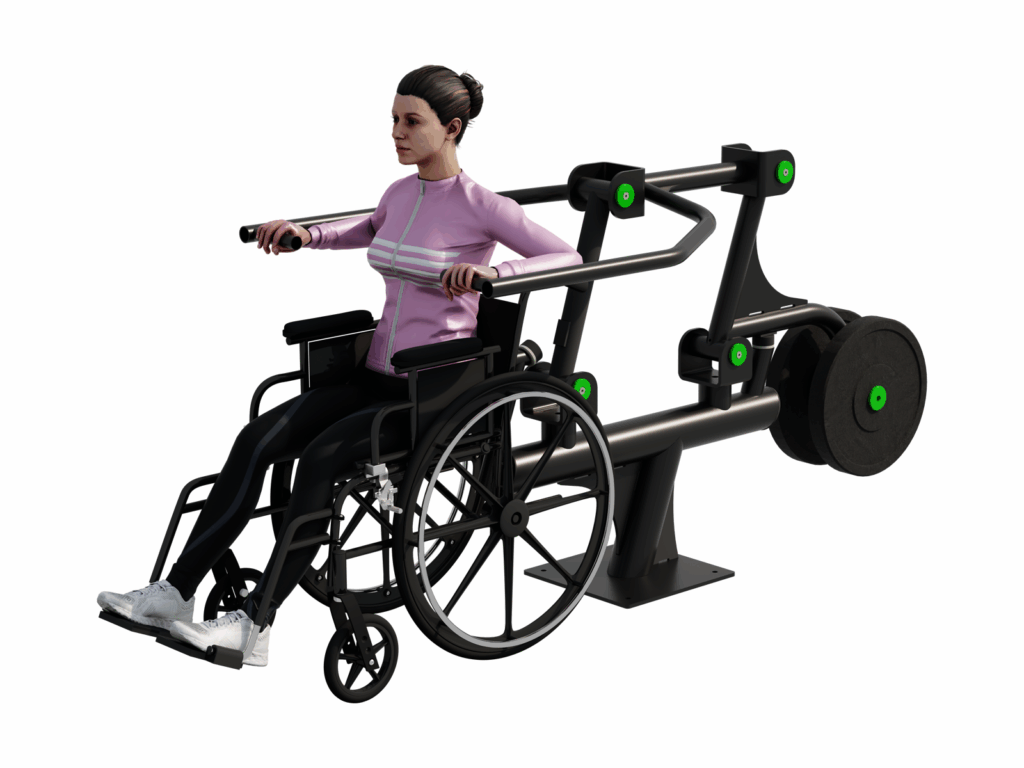 BESTRONG melltoló gép – speciális kültéri fitneszgép