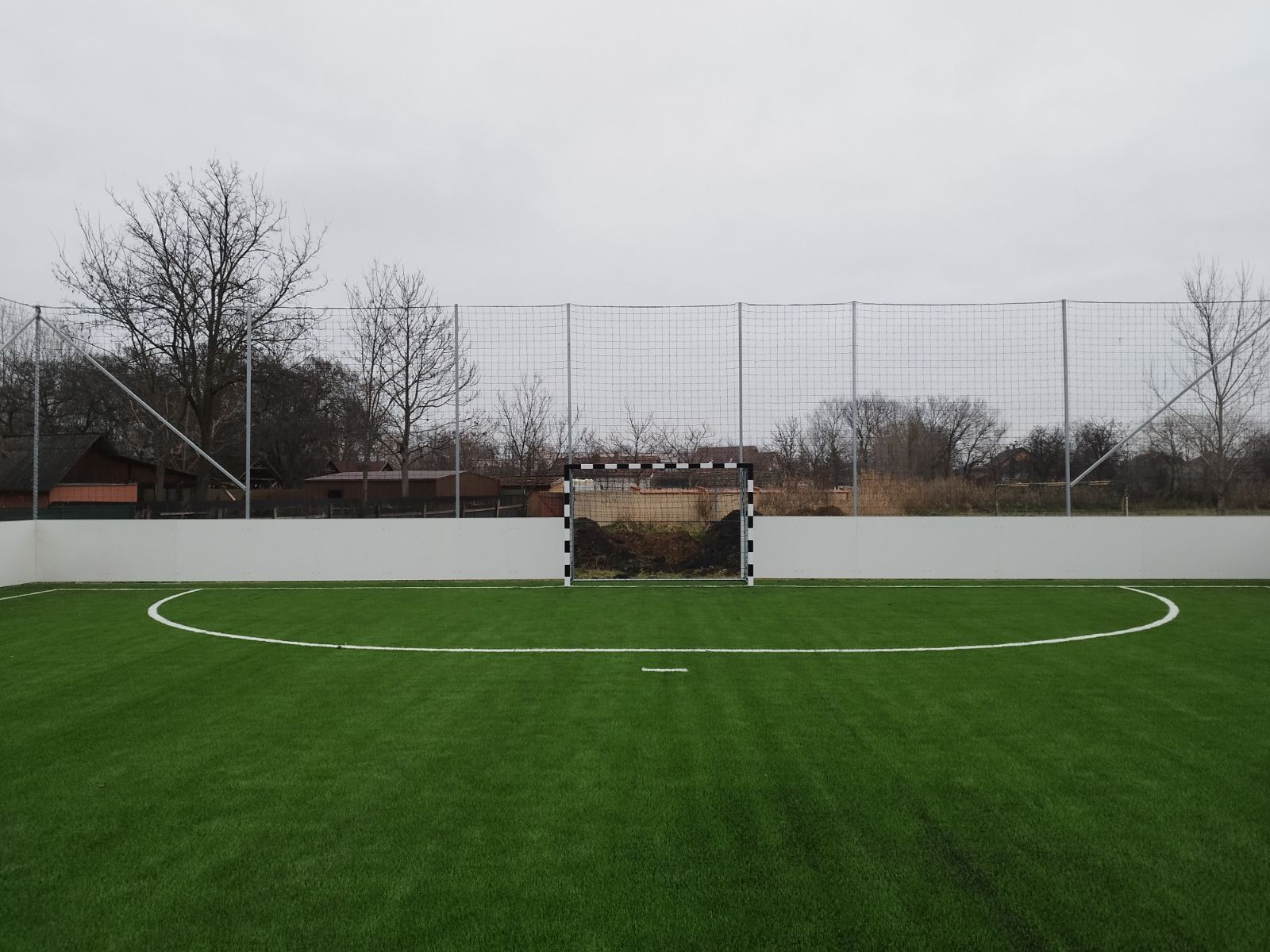 Sárrétudvari 20 × 40 méteres műfüves sportpálya
